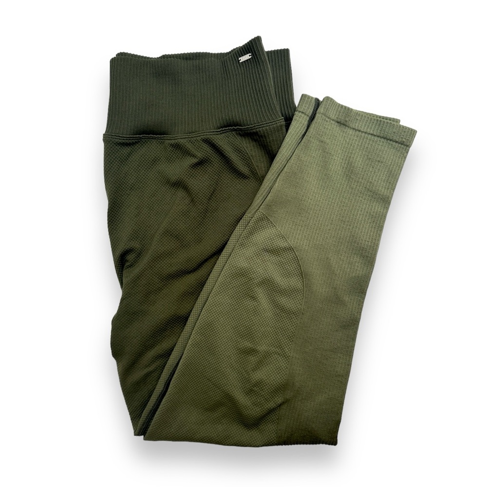 Pink Active Victorias Secret Gym Leggings XL in Hunter Green